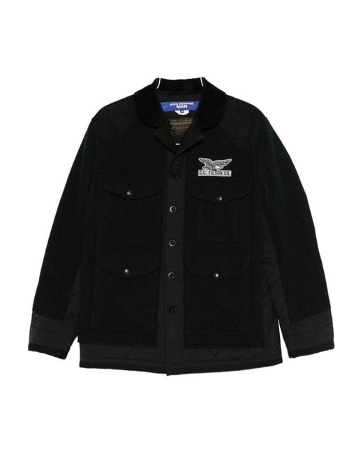 Junya Watanabe Black Wool Jacket for men