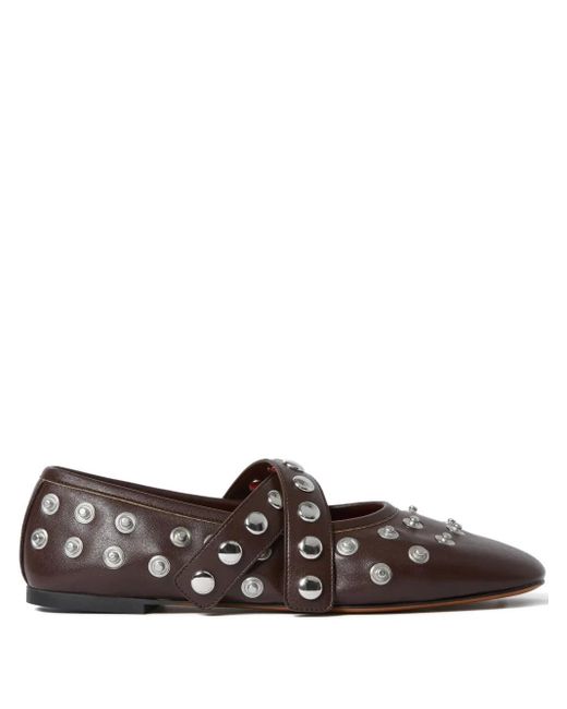 Ballerine Ryder Popper di Stella McCartney in Brown