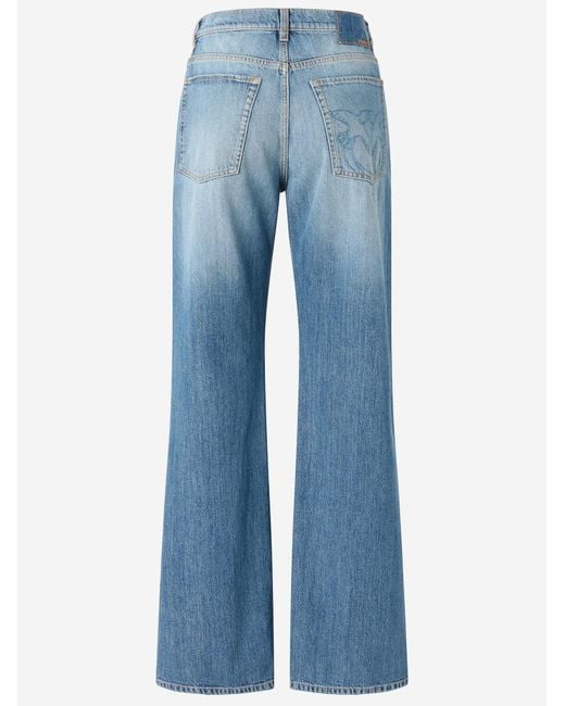 Pinko Blue Cotton Jeans