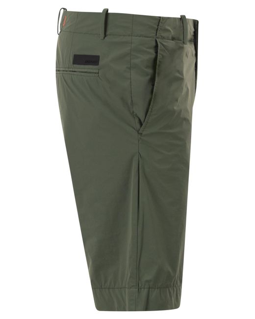 Rrd Green Lightweight Stretch Technical Bermuda Shorts for men
