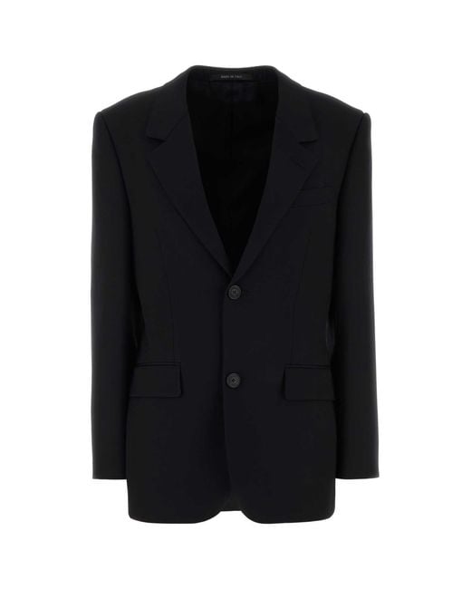 Balenciaga Black Wool Blazer