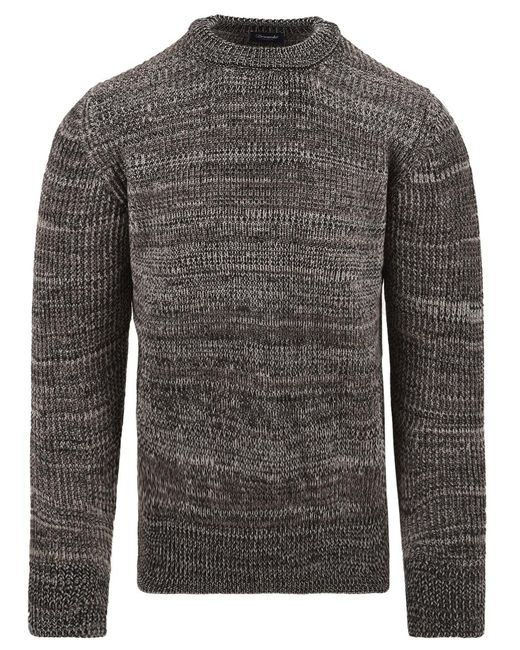 Drumohr Pullover braun in Gray für Herren