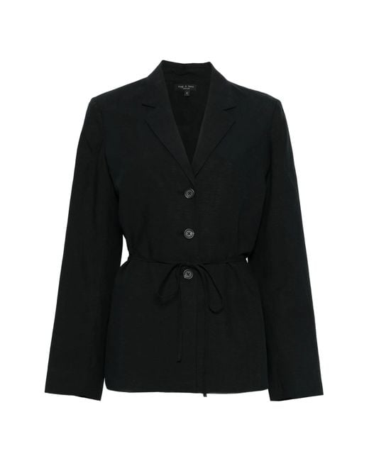 Rag & Bone Black Chappell Blazer
