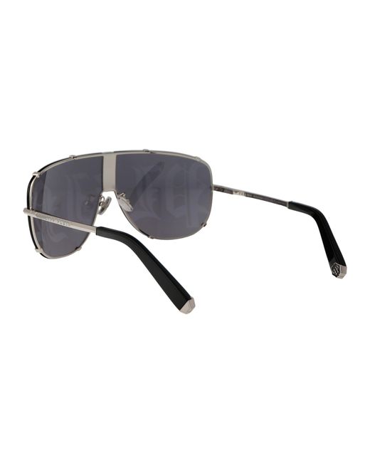 Philipp Plein Gray Sunglasses