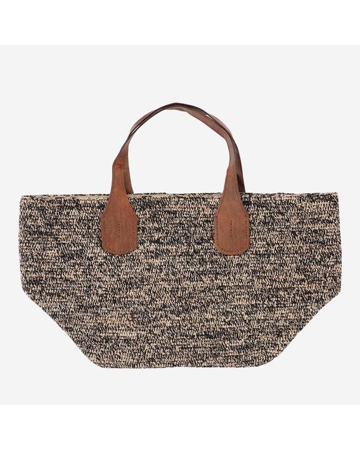 IBELIV Brown Tokio Ii Rafia Basket Bag