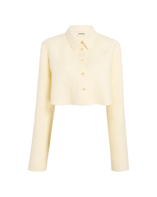 Khaite White Fritz Top