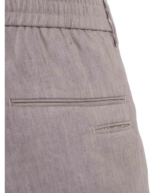 Peserico Gray Trousers