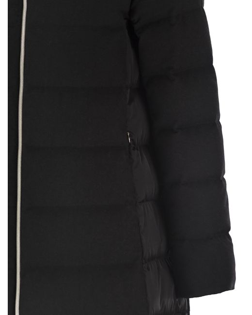 Herno Black Piumino Medio Nero