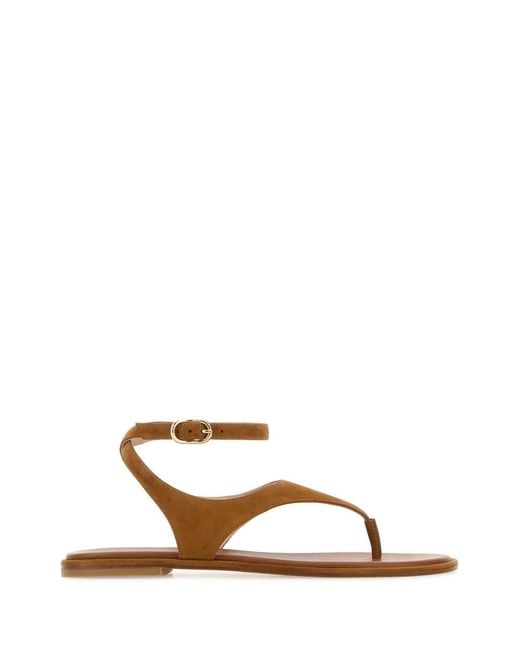 Stuart Weitzman Brown Marley Sandal