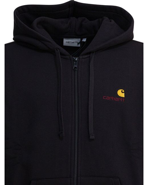 Sweat à capuche « American Script » Carhartt pour homme en coloris Blue