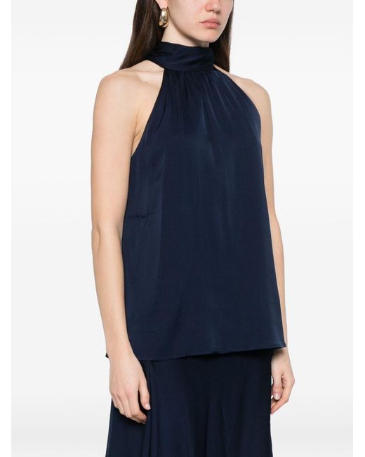 Silk95five Blue Top Silk