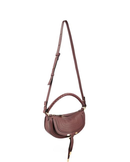 Chloé Multicolor Chloã Marcie Mini Leather Shoulder Bag