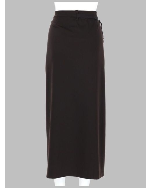 Paloma Wool Black Mini Wool Blend Skirt