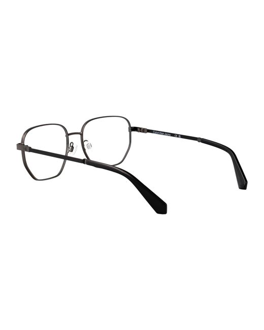 Calvin Klein Multicolor Dark Ruthenium Metal Glasses