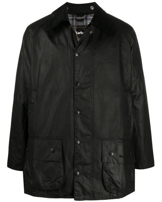 Barbour Black Beaufort Wax Jacket