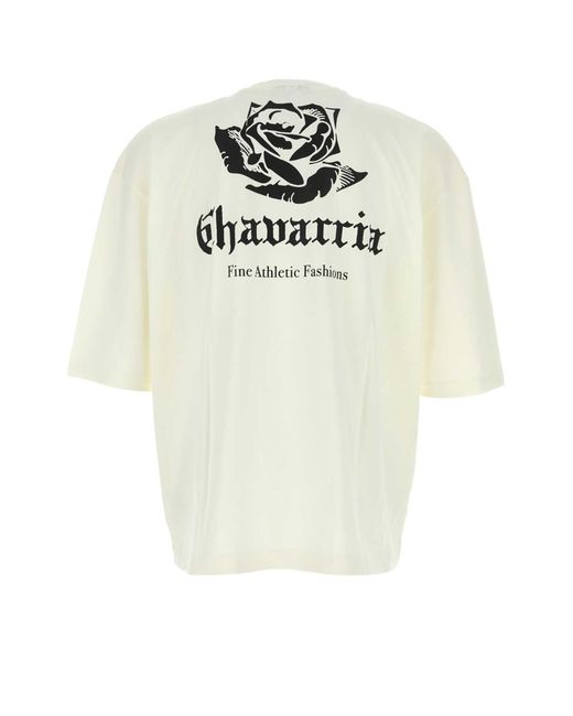 ADIDAS X WILLY CHAVARRIA White Ivory Cotton Oversize T Shirt