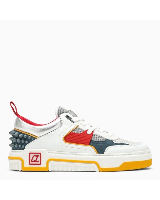 Christian Louboutin White/multicolour Astroloubi Sneakers voor heren