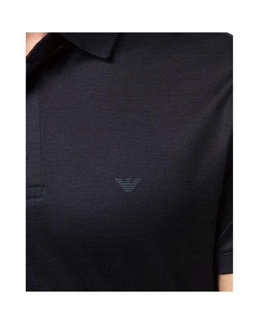 Emporio Armani Blue Polo Blu Basic