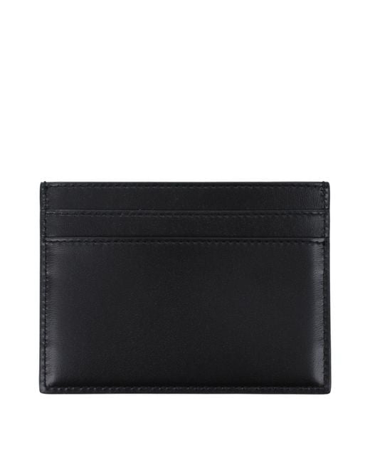 Saint Laurent Black Document Holder Leather