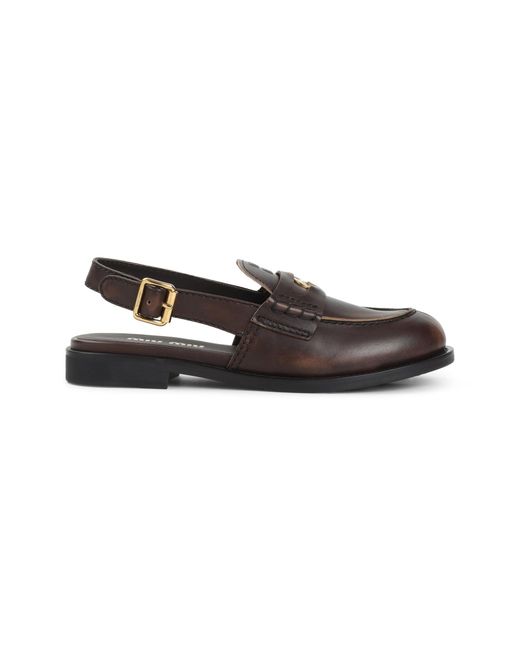 Miu Miu Brown Loafer