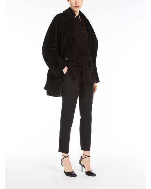 Max Mara Black Pegno Jersey Trousers