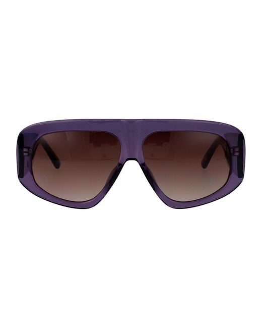 The Attico Purple Mask Sunglasses Attico57 C7 Sun C7
