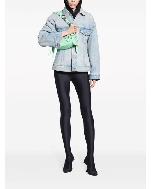 Balenciaga Blue Hourglass Denim Jacket
