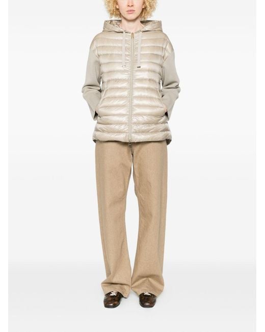 Herno Natural Cotton And Nylon Down Jacket