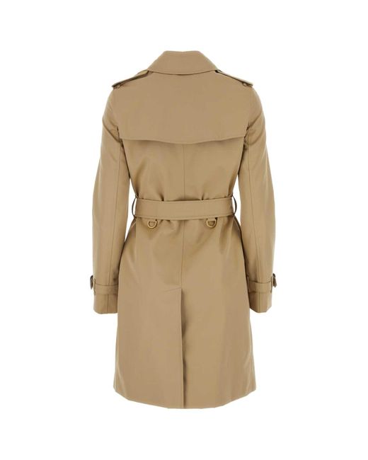 Burberry Natural "Kensington" Classic Trench Coat