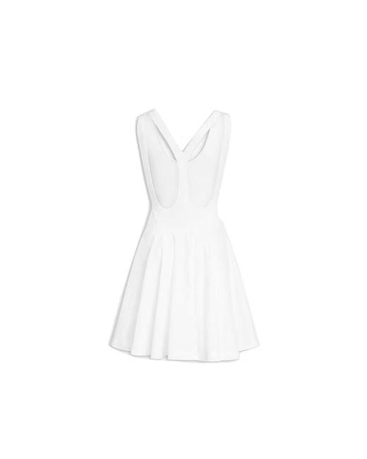 Alaïa White Cotton Mini Dress