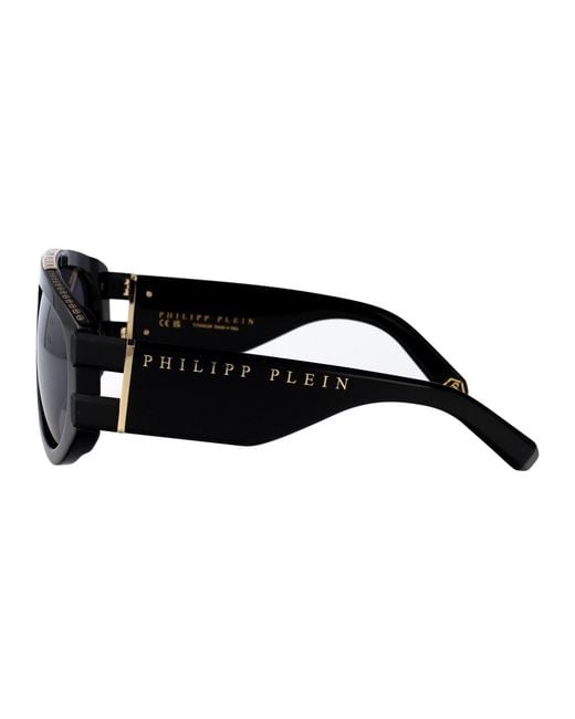 Philipp Plein Black Sunglasses
