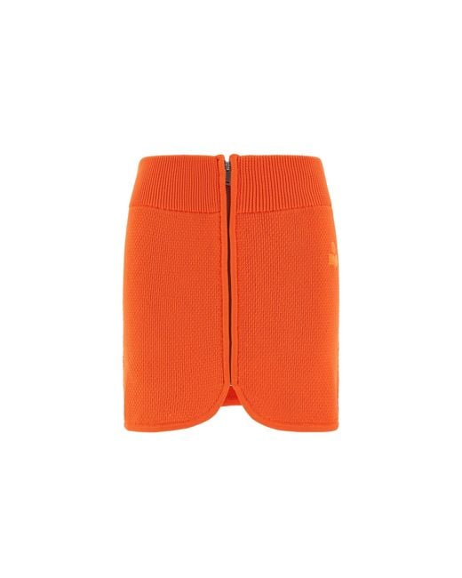 Etoile Olgane mini jupe Isabel Marant en coloris Orange