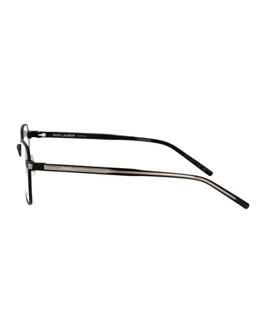 Saint Laurent Black Round Optical Sl 883 001