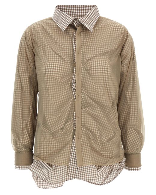 Maison Margiela Natural Multilayer -Hemd