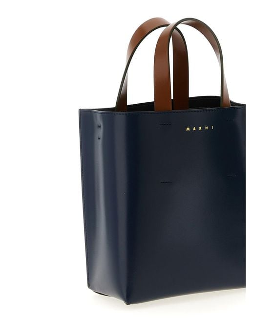 Marni 'museo' Mini Handtas in het Blue