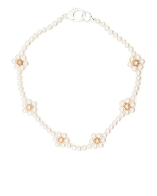 Hatton Labs White Daisy Pearl Chain