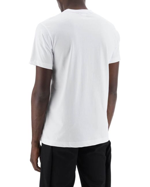 Camiseta de comme des Garcons " Comme des Garçons de hombre de color White