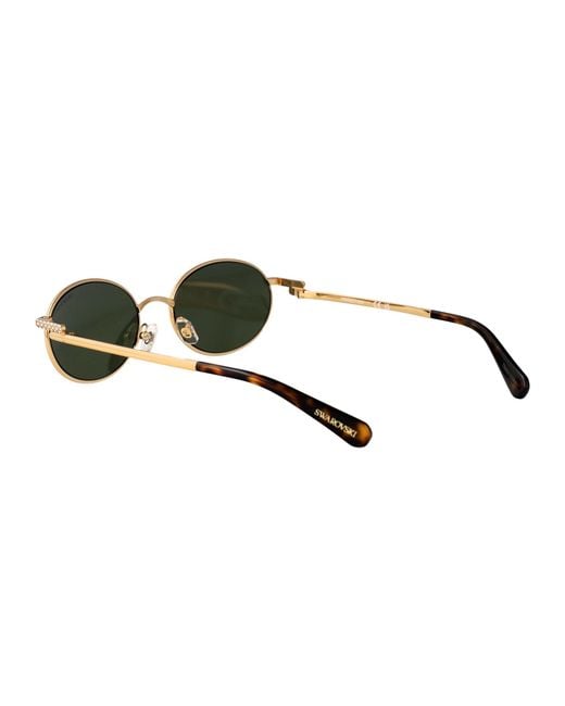 Swarovski Green Sunglasses