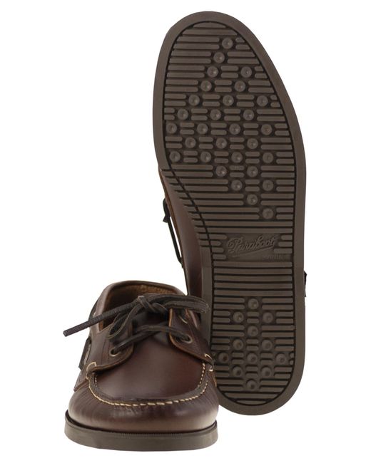 Paraboot Brown Barth Boat Moccasin