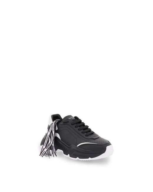Leather Daymaster Sneakers Dolce & Gabbana pour homme en coloris Black
