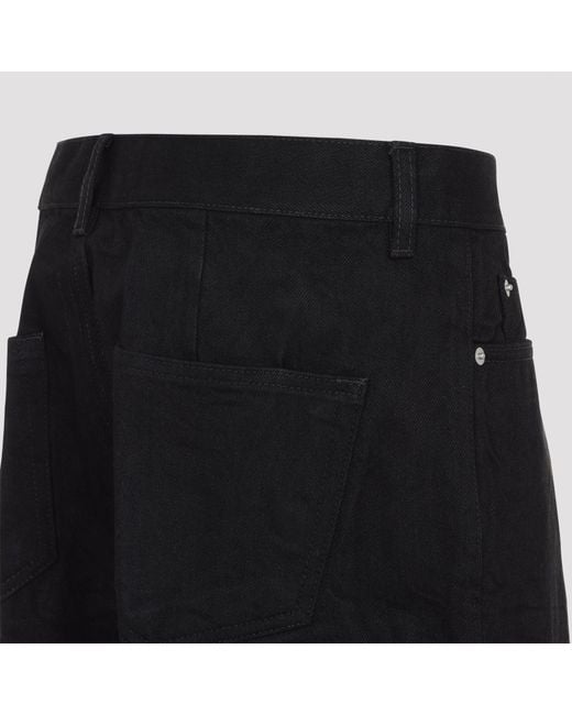 Rick Owens Black Cutoffs Jeans for men