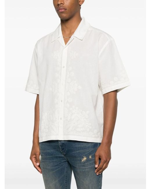 Antik Batik White Adonis Shirt Clothing for men