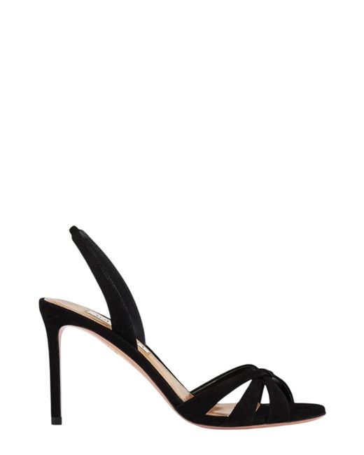 Aquazzura Black Tati Sandal 85 for men