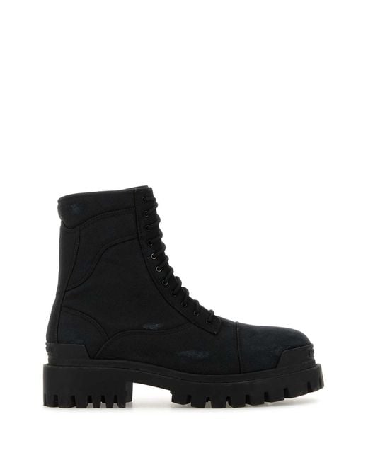Balenciaga Black Boots for men