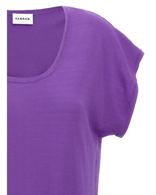 T-shirt 'Roux' P.A.R.O.S.H. en coloris Purple