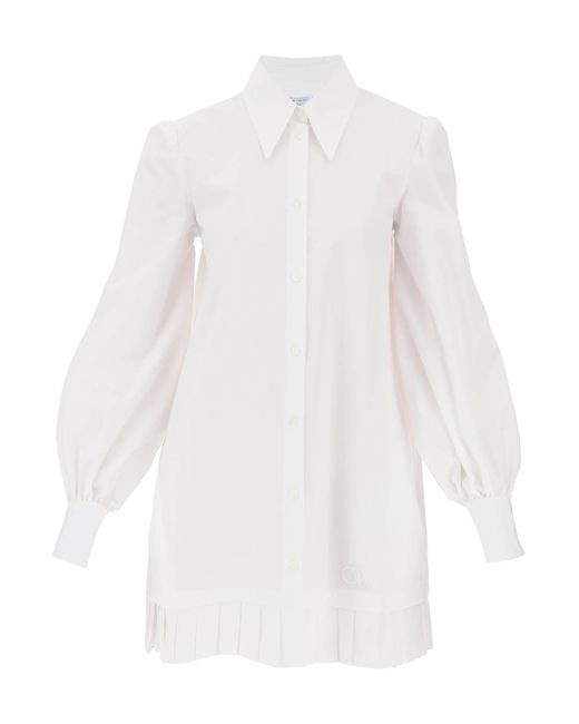 Vestido de camisa mini blanca Off-White c/o Virgil Abloh de color White