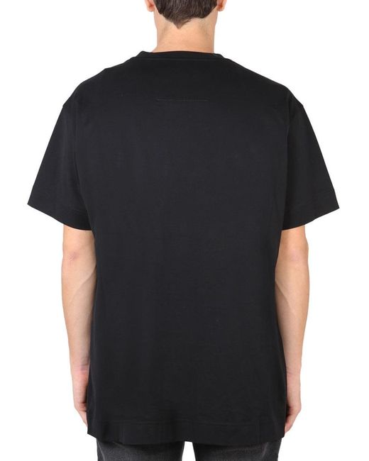 Givenchy Black Tshirt Con Logo for men