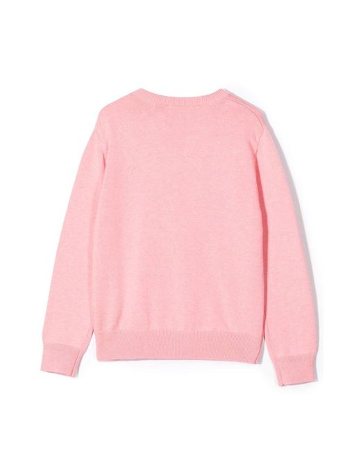 Lanvin Pink Pullover Con Logo for men