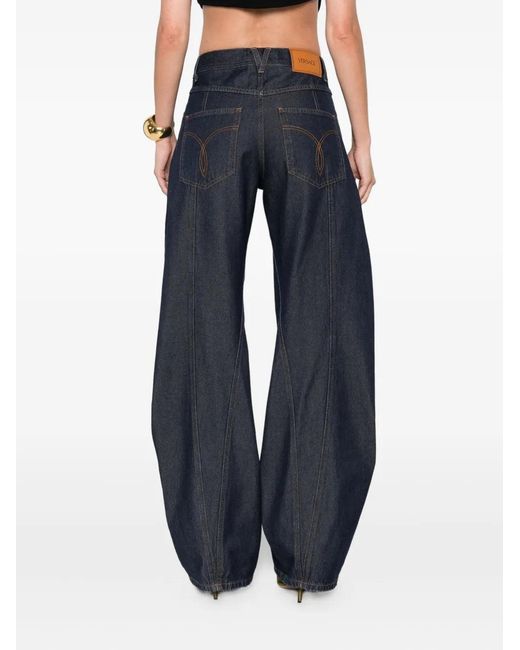 Boyfriend Jeans Versace de color Blue