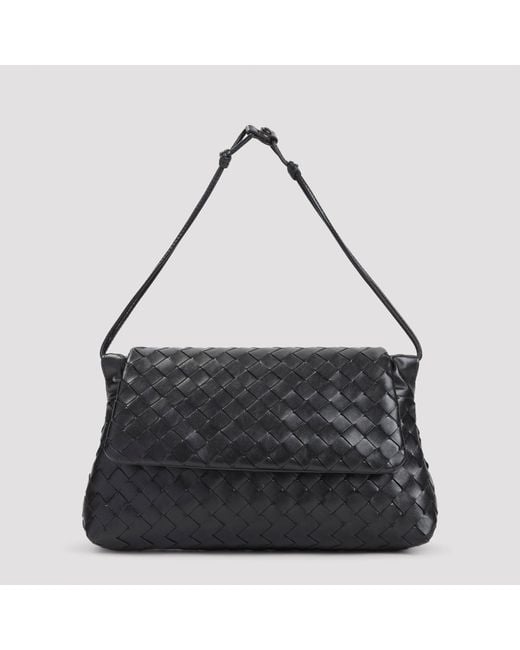 Bottega Veneta Black Mini Giorno Clutch
